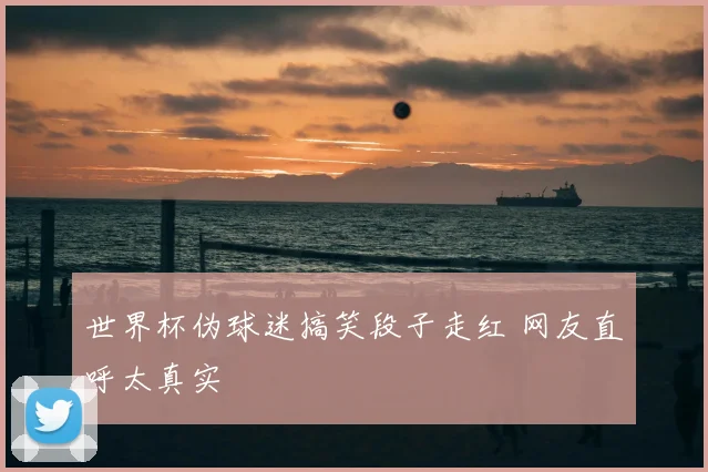 世界杯伪球迷搞笑段子走红 网友直呼太真实